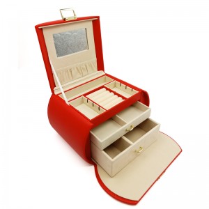 Coffrets cadeaux élégants de bijoux en papier élégant pour l'emballage fait sur commande actuel